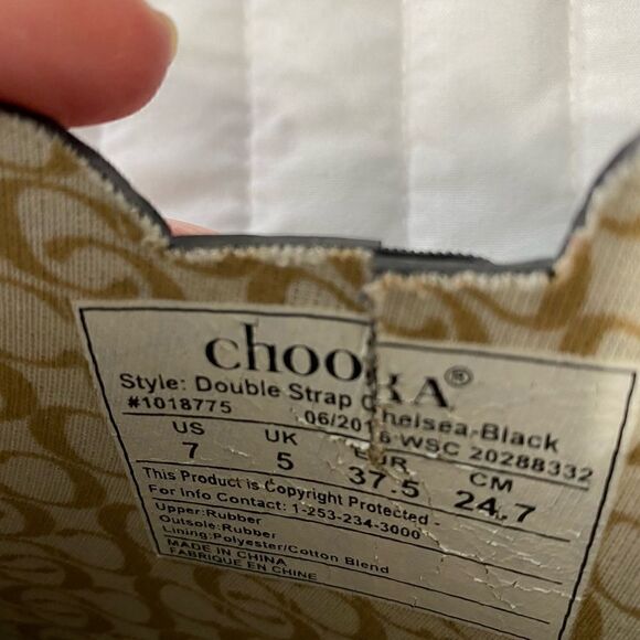 Chooka Rain Ankle Boots Women Size 7 - Picture 7 of 9